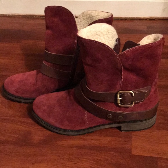 Naturalizer Shoes - Cranberry Naturalizer Talley Ankle Boots Sz 9